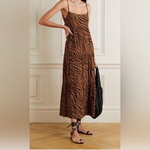 Faithful the brand maxi dress in a tiger print